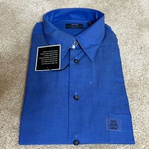 Alfani Long Sleeve Mens Shirt NWT Size Large BLUE